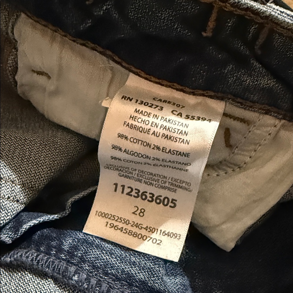 Wrangler Staud Collab Women's Cropped Boot Cut Jeans in Indigo Blue size 28 - Picture 11 of 11